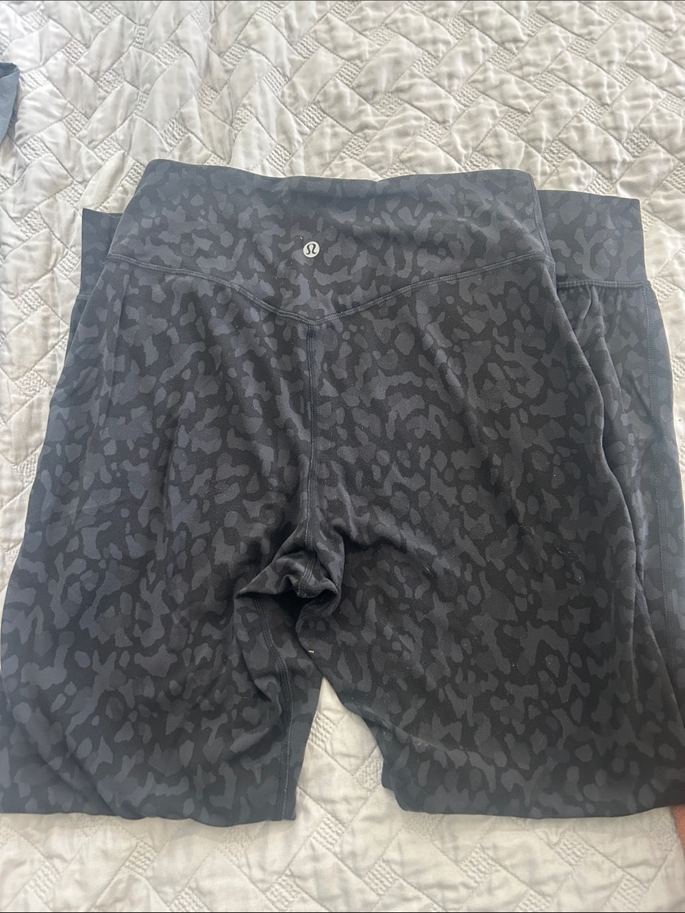 Align Lululemon Black Grey Camo High-Rise Athletic Joggers